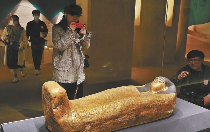北京遇見博物館展出114件文物講述古埃及文明